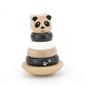 Preview: Ring-Stapelturm Panda schwarz/weiss von label label