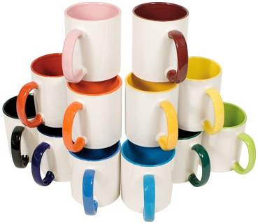 Two-Tone Tasse mit individueller Beschriftung