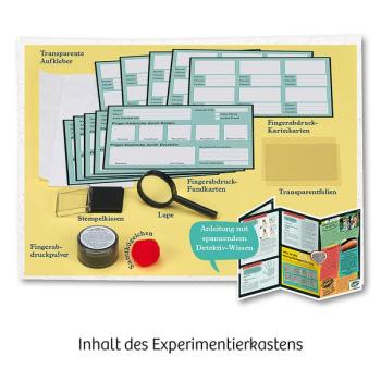 Finger-Abdrücke - Spuren sichern- Täter überführen