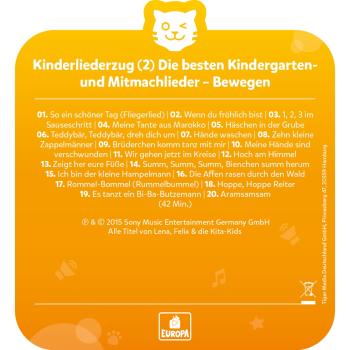 tigercard - Kinderliederzug - Die besten Kindergarten- und Mitmachlieder - Bewegen