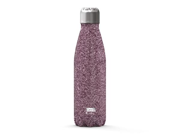 Thermosflasche ISTYLE 500ml Glitzer Rose