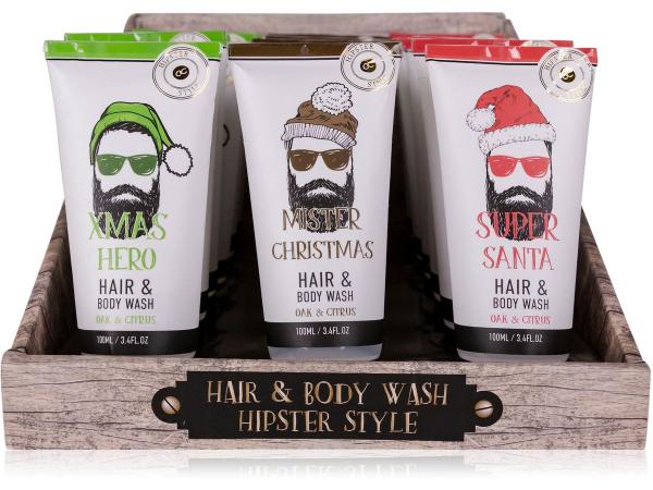 Hair -& Body Wash Hipster xmas