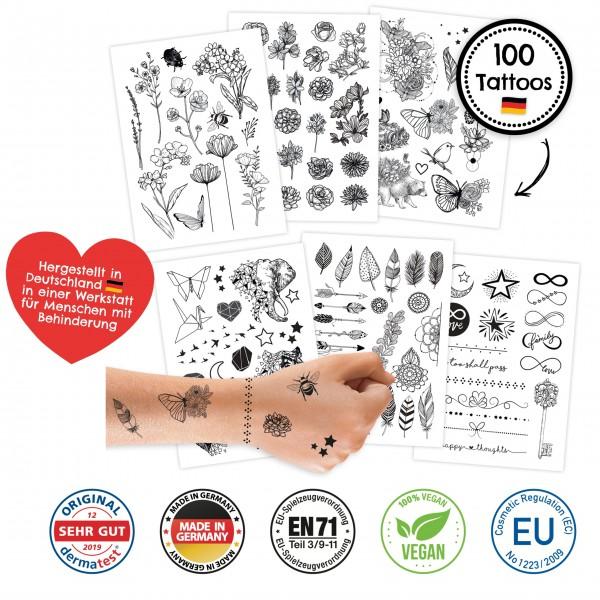 100 schwarze Tattoos